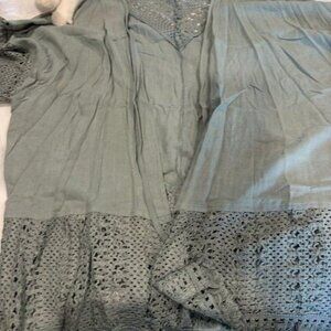 35. Umgee Sage Green Short Kimono Size L